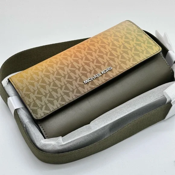 Michael Kors Gradient Olive and Gold Crossbody - Picture 15 of 16